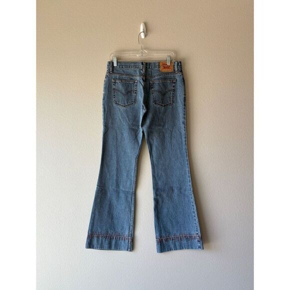 Levi's 514 y2k vintage wide leg low rise embroidered jeans - Picture 1 of 6
